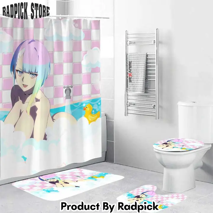 Cyberpunk edgerunners lucy anime girls in bathtub combo bathroom set   rp0159144